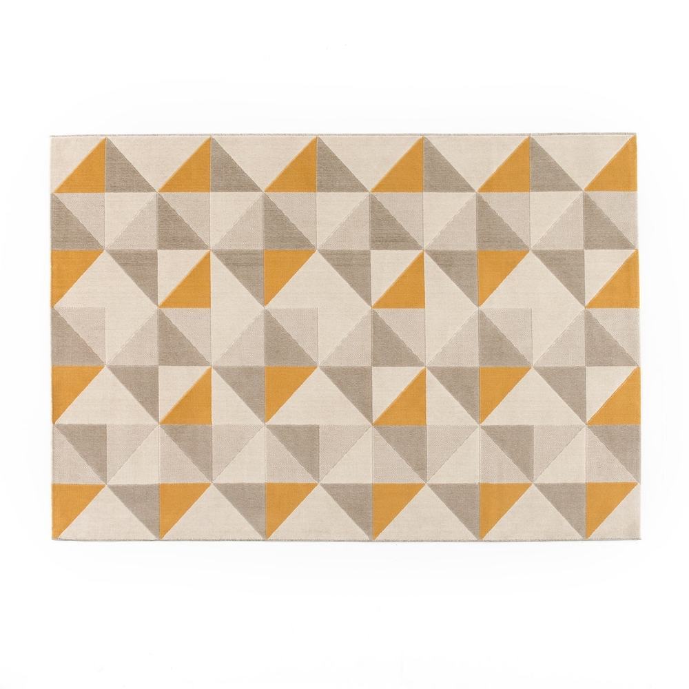 Ковер Elga с желтым геометричным рисунком 160х230