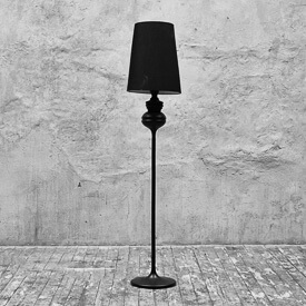 Торшер изящный черный