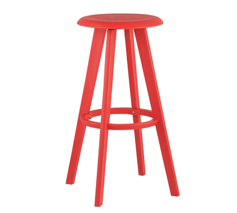 Табурет барный красный