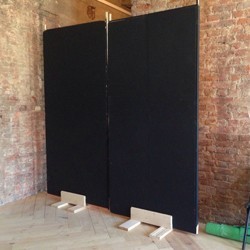 Флаги черные и белые ростовые 1х2м