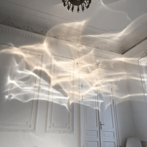 Мягкое зеркало синтетическое 0,5х1м  серебро