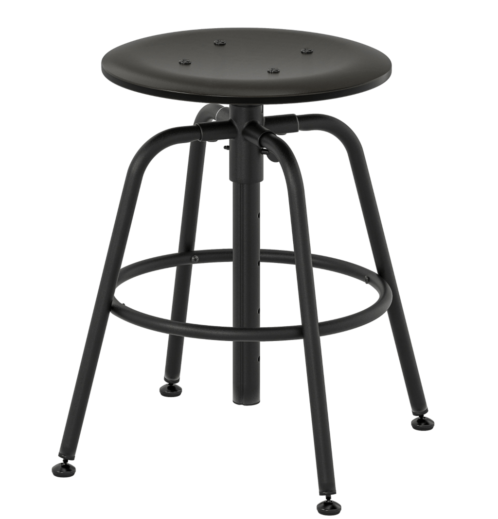 Стул табурет черный металлический