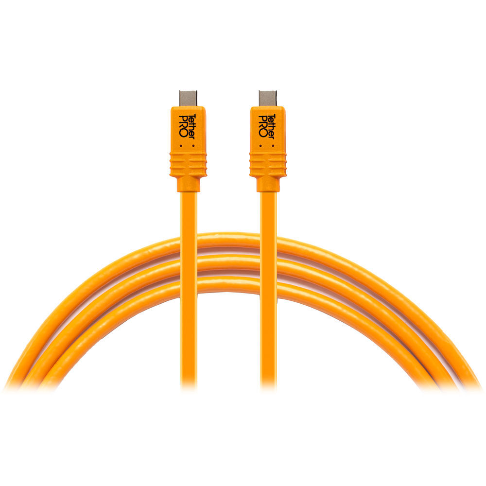 Tether Tools CUCP15-ORG TetherPro USB-C to USB-C for Phase One 4.6m Orange кабель