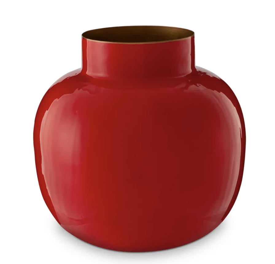 Ваза красная металлическая Pip Studio