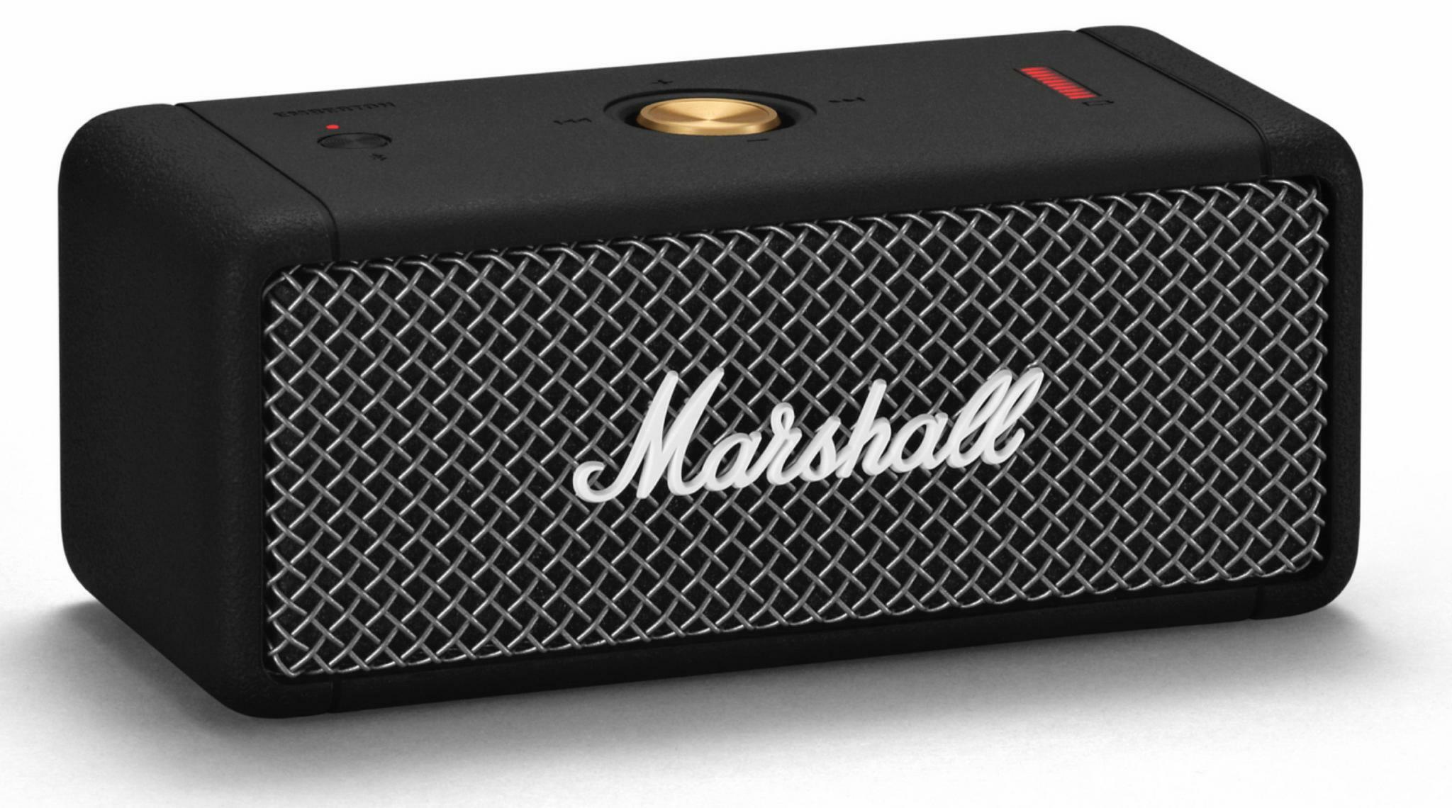 Marshall ワイヤレス スピーカー Emberton Отпариватели, рейлы, муз колонки > Портативная акустика Marshall