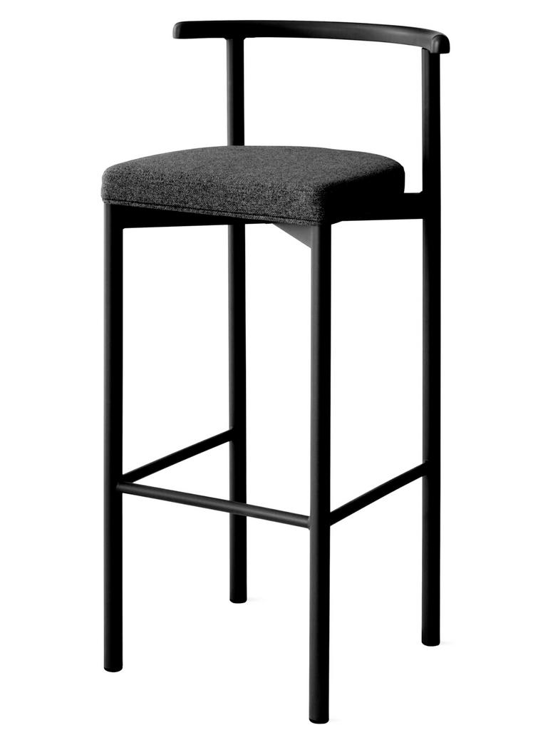 Барный стул  темно-серый НРА