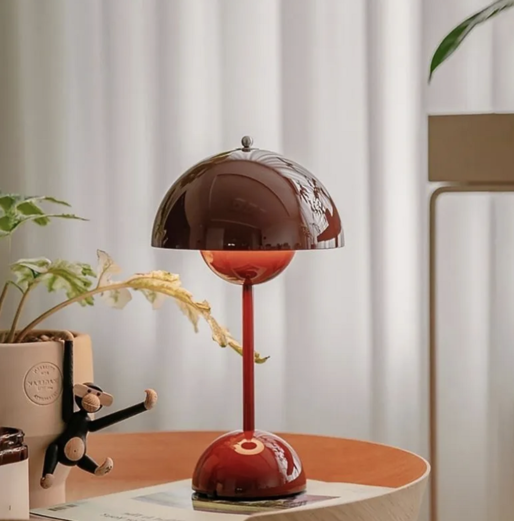 Лампа настольная Flowerpot Red wine