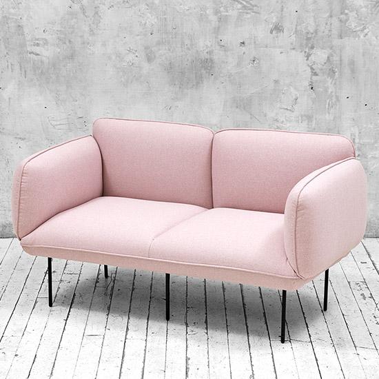 Диван софа розовый квадратный