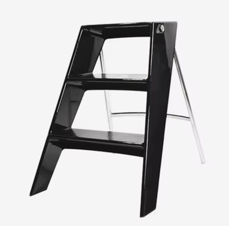 Стремянка акриловая черная