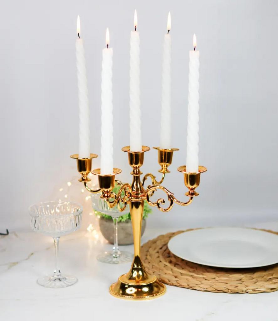 Канделябр металический для 5 свечей