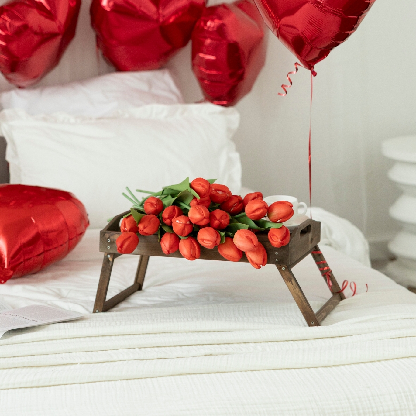 Букет из тюльпанов (искусственные)