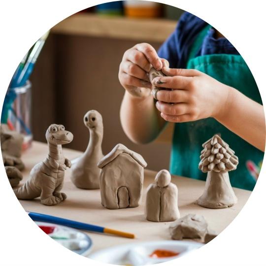 Миры из глины (арт-терапия, глинотерапия, нейроигра)